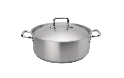 Browne Foodservice Elements Brazier 15qt/14.2l With Cover Stainless Steel(5734014)