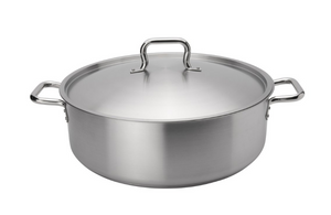 Browne Foodservice Elements Brazier 30qt/28.5l With Cover Stainless Steel (5734030)