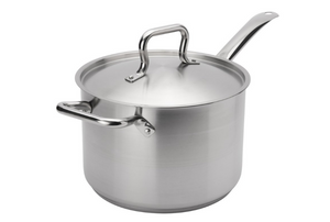 Browne Foodservice Elements Sauce Pan 10qt/9.5l With Cover Stainless Steel(5734040)