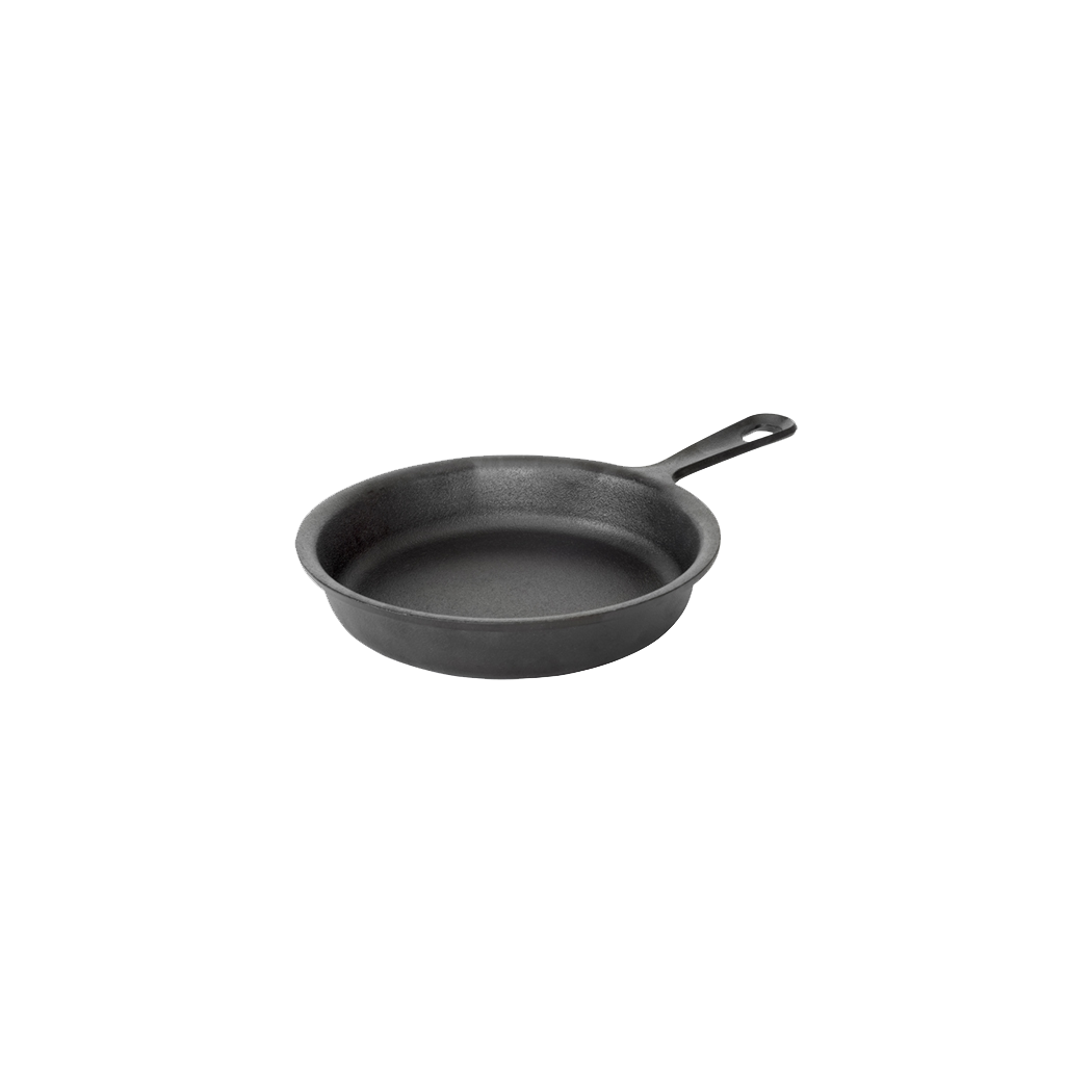 Browne Foodservice THERMALLOY Cast Iron Skillet 4" 10 cm Preseasonned 573724 (Pack of 6)