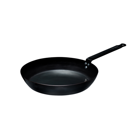 Browne Foodservice THERMALLOY Fry Pan 6.3"/16cm Black Carbon Steel 573736