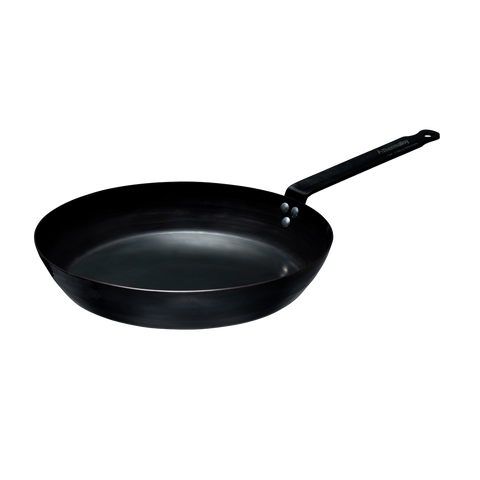 Browne Foodservice THERMALLOY Fry Pan 7.8"/20cm Black Carbon Steel 573738