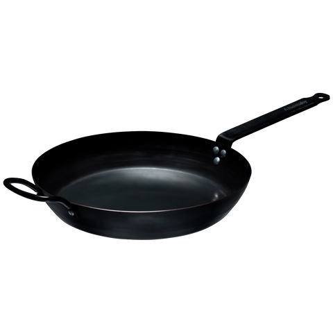 Browne Foodservice THERMALLOY Fry Pan 11.8"/30cm Black Carbon Steel 573742