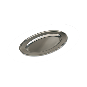 Browne Foodservice Serving Platter Oval SS 11.5x8.5" 574181 (Pack of 12)