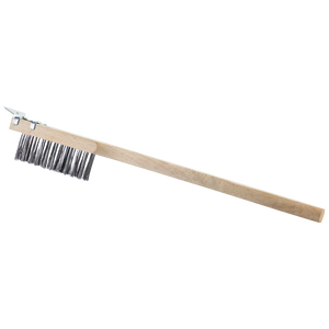 Browne Foodservice Wire Brush, Long Handle w/Scraper 574267 (Pack of 4)