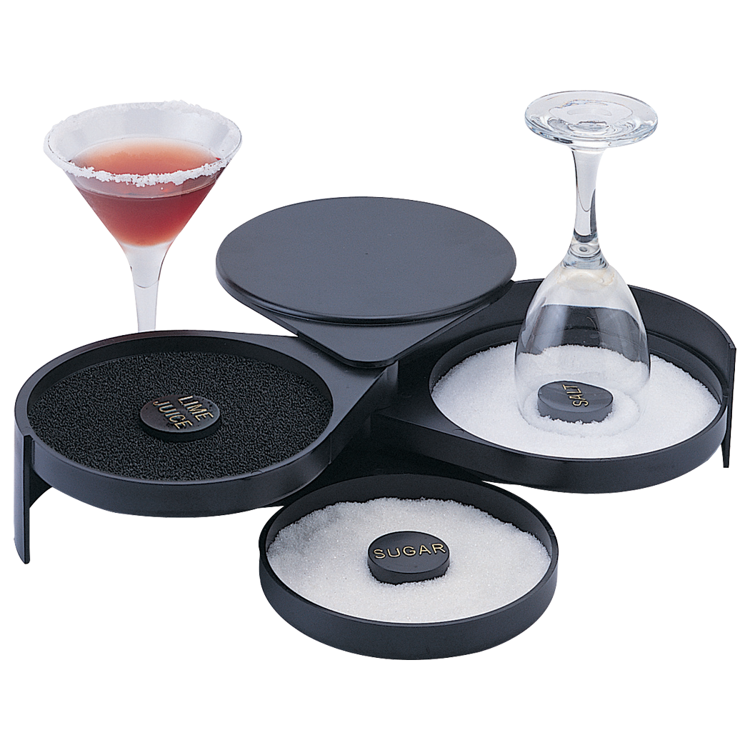 Browne Foodservice Glass Rimmer, Black 574834