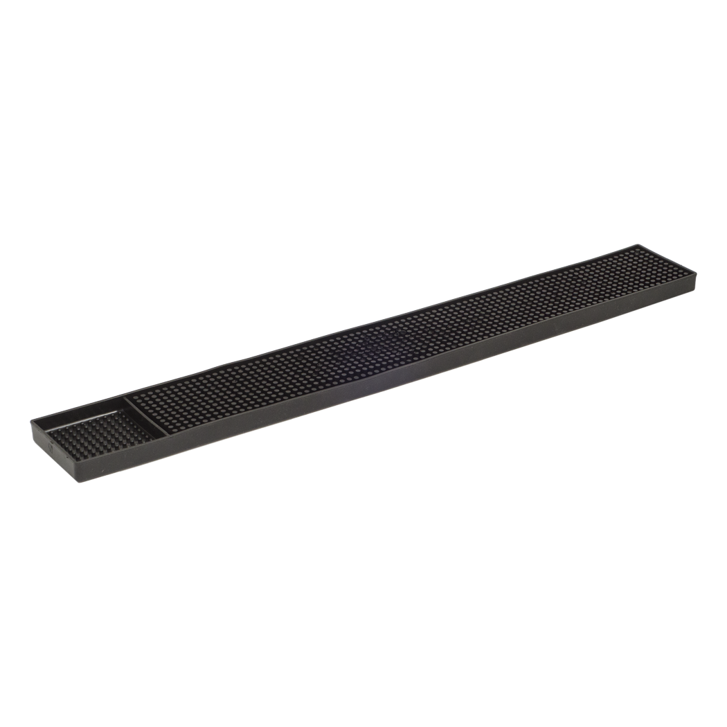 Browne Foodservice Bar Mat Black 24x3"/61x7.6cm 57486602 (Pack of 4)