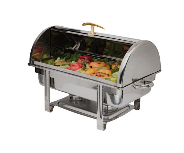 Browne Foodservice Chafer Economy Roll Top 18/8 Stainless Steel (575135)