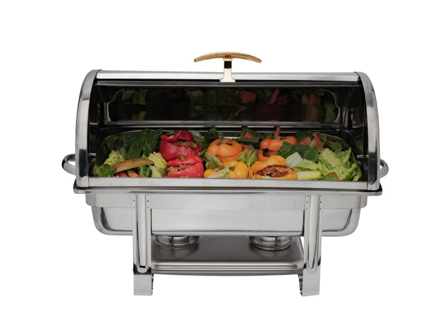 Browne Foodservice Chafer Economy Roll Top 18/8 Stainless Steel (575135)