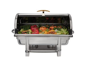 Browne Foodservice Chafer Economy Roll Top 18/8 Stainless Steel (575135)