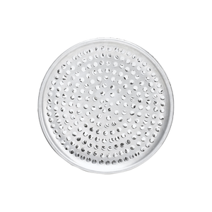 Browne Foodservice Pizza Tray Aluminum 9"/22.8cm - Perforated 575349 (Pack of 12)