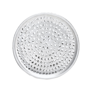 Browne Foodservice Pizza Tray Aluminum 12"/30.5cm - Perforated 575352 (Pack of 12)