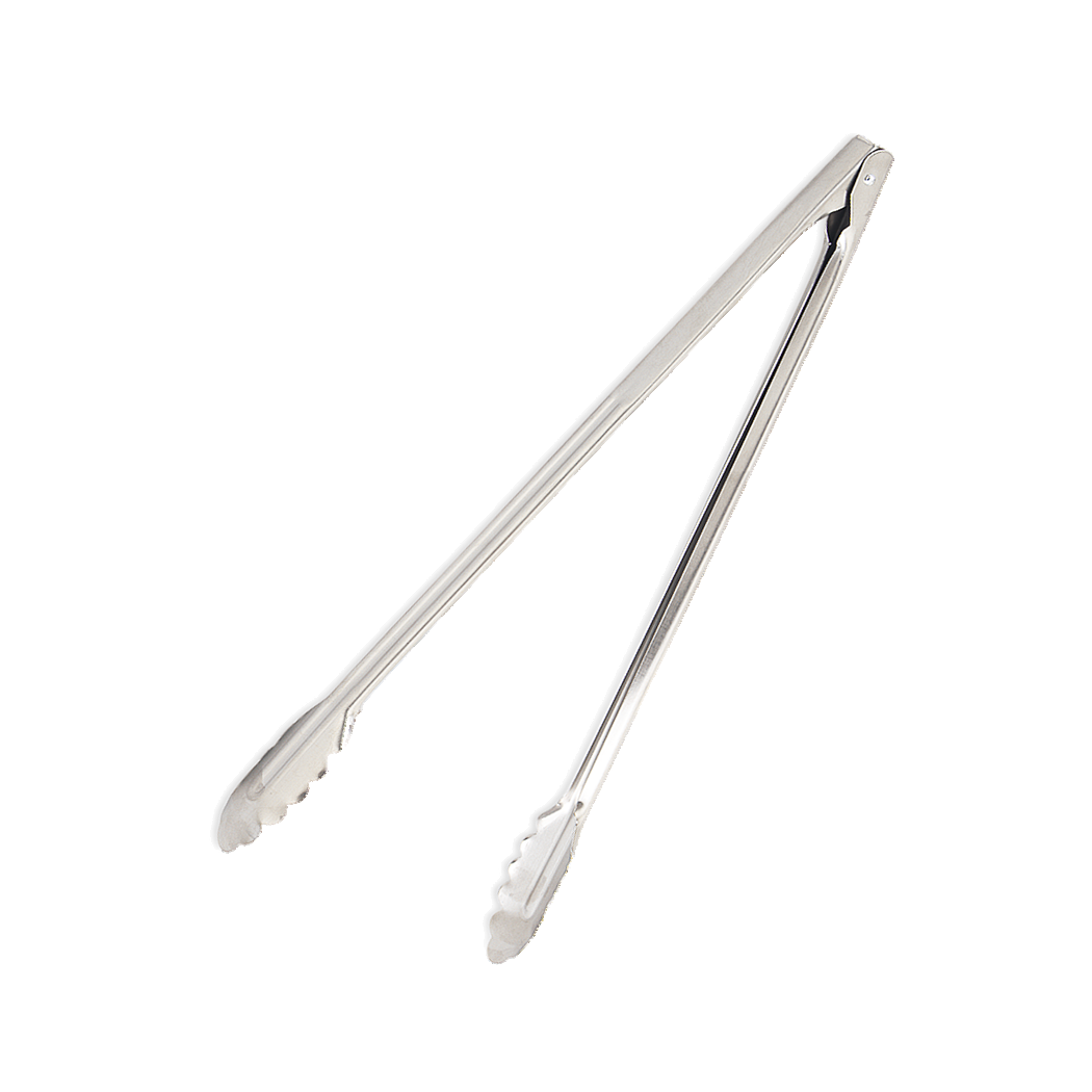 Browne Foodservice Tongs Heavy Duty SS Satin Finish 12" 57538 (Pack of 6)