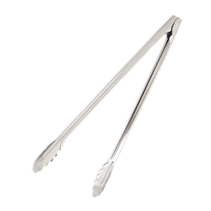 Browne Foodservice Tongs Heavy Duty SS 16" w/Satin Finish 57539 (Pack of 6)