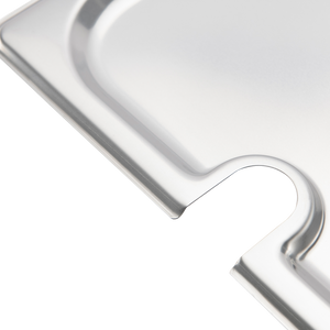 Browne Foodservice 1/4-Size Notched Cover, 24 gauge 575559 (Pack of 12)