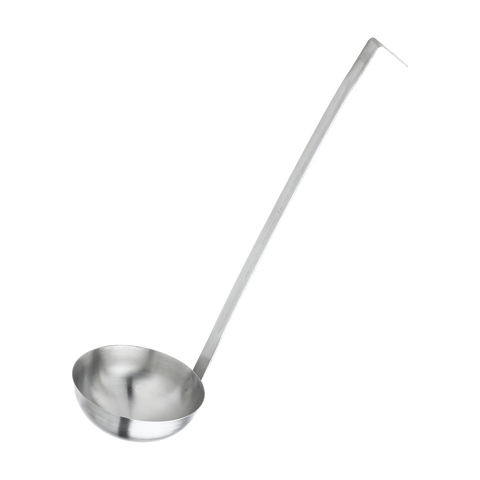 Browne Foodservice Optima 16oz Stainless Steel One Piece Ladle Pack of 12(575716)
