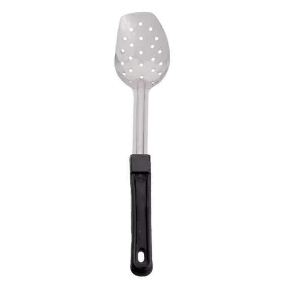 Browne Foodservice 13" Perforated 3-Sided Spoon w/Bakelite Handle 5763 (Pack of 4)