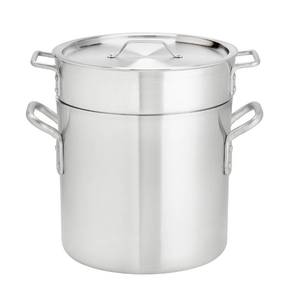 Browne Foodservice Thermalloy 20qt Aluminum Double Boiler 3 Pc Set(5813220)