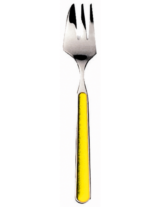 Mepra Cake/Oyster Fork Yellow Fantasia Pack of 12 (10G61115)