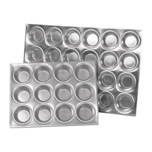 Browne Foodservice 24 cup Aluminum Muffin Pan 5811624