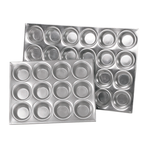 Browne Foodservice 24 cup Aluminum Muffin Pan 5811624