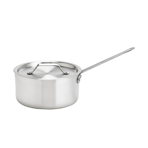 Browne Foodservice THERMALLOY 3.75qt HD Aluminum Sauce Pan-Straight Side NSF  5814503
