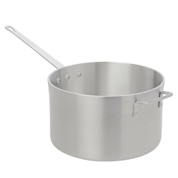 Browne Foodservice THERMALLOY 11qt HD Aluminum Sauce Pan-Straight Side with Help Handle (5814511)