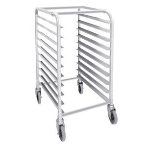 Browne Foodservice Bun Pan Rack 10-tier End Loading 26x20.25x38.5"/66x51x98cm Aluminum (589110)