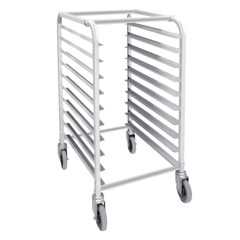 Browne Foodservice Bun Pan Rack 10-tier End Loading 26x20.25x38.5"/66x51x98cm Aluminum (589110)