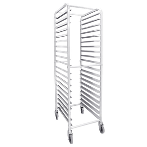 Browne Foodservice Bun Pan Rack 20-Tier End Loading 25.6x20.5x63"/65x52x160cm Aluminum (589120)