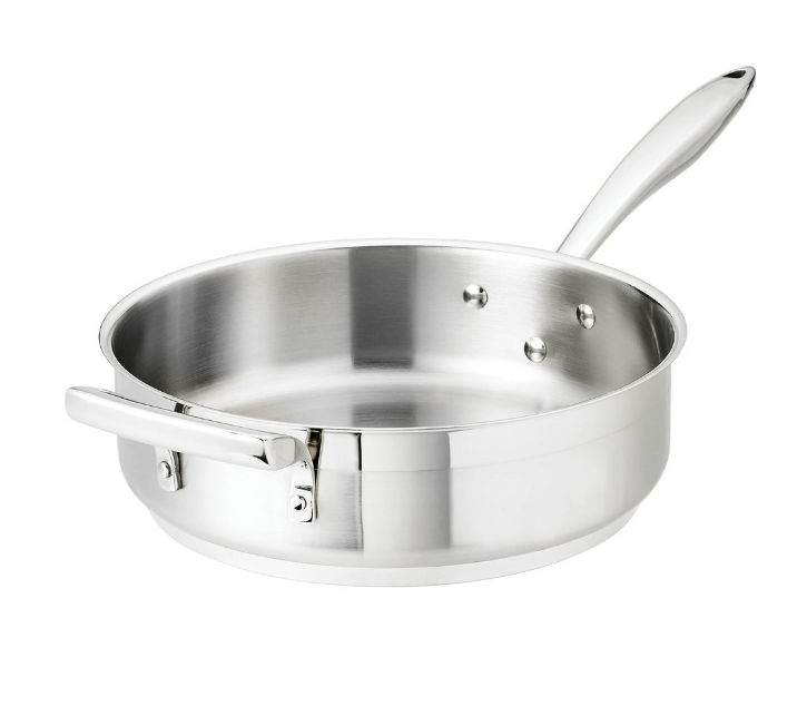 Browne Foodservice Thermally Sauté Pan 11"/28cm 4qt/4l Stainless Steel (5724182)