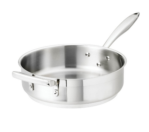Browne Foodservice THERMALLOY Saute Pan 11"/28cm 4qt/4L SS 5724182
