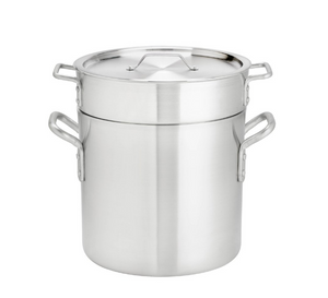 Browne Foodservice THERMALLOY 8qt Aluminum Double Boiler Set NSF 5813208