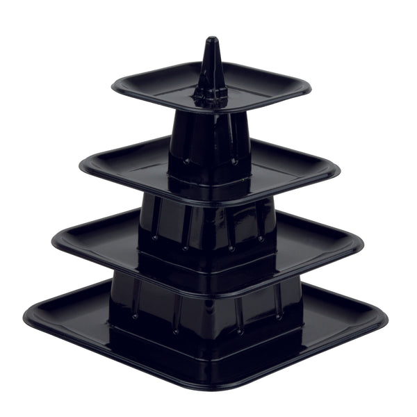 Matfer Bourgeat Pyramid Macaroons Display Black (210 Macaroons)  681592