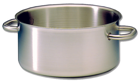 Matfer Bourgeat Excellence Stainless Steel Casserole Pot, 17 3/4" 693045