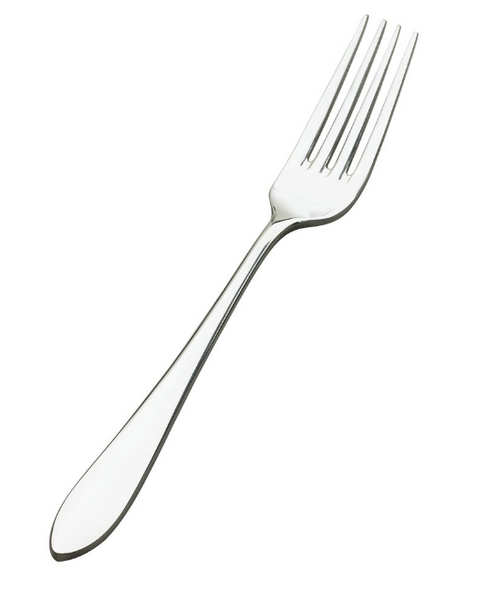 Browne Foodservice ECLIPSE European Fork 18/10 SS 8.3"/23.1cm 502105 (Pack of 12)