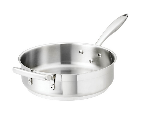 Browne Foodservice THERMALLOY Saute Pan 9.5"/24cm 3qt/2.9L SS 5724181