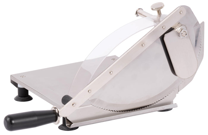 Bron Coucke Bread slicer - St/st base - Round blade with stop (703SX)