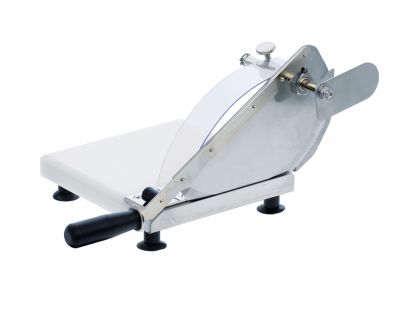 Louis Tellier Bread slicer - HACCP PEHD Base - Round Blade with Stop (703SF1P)