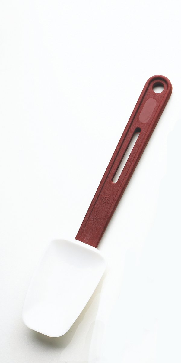 Browne Foodservice Spoon, Heat Resistant Silicone 10.5" 500F / 260C 71782 (Pack of 12)