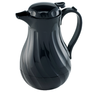 Browne Foodservice Beverage Server Top Only Black for 744223, 40oz (Pack of 2)