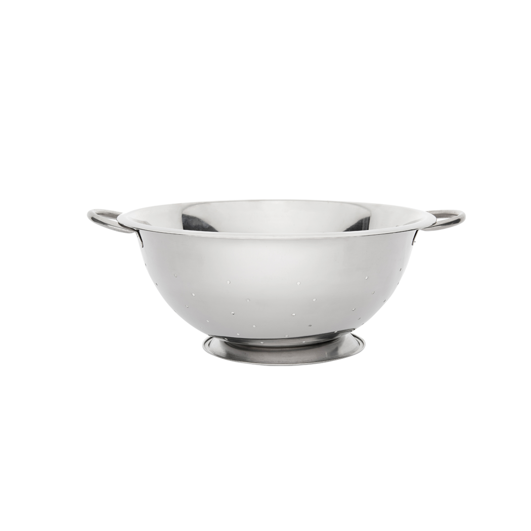 Browne Foodservice 5qt Stainless Steel Footed Colander Pack of 6(746109 )