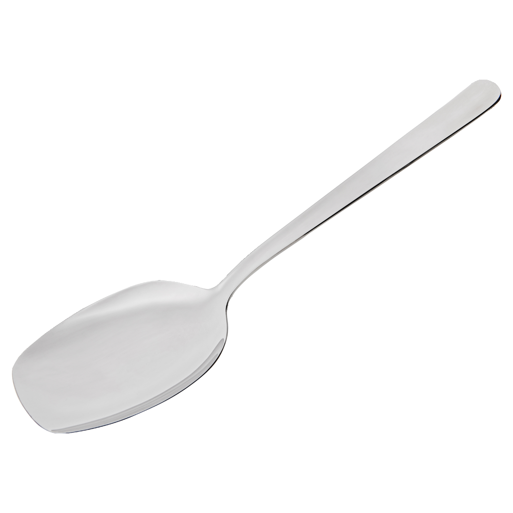 Browne Foodservice NEW ERA 8.5" Square Bowl Spoon 817 (Pack of 6)