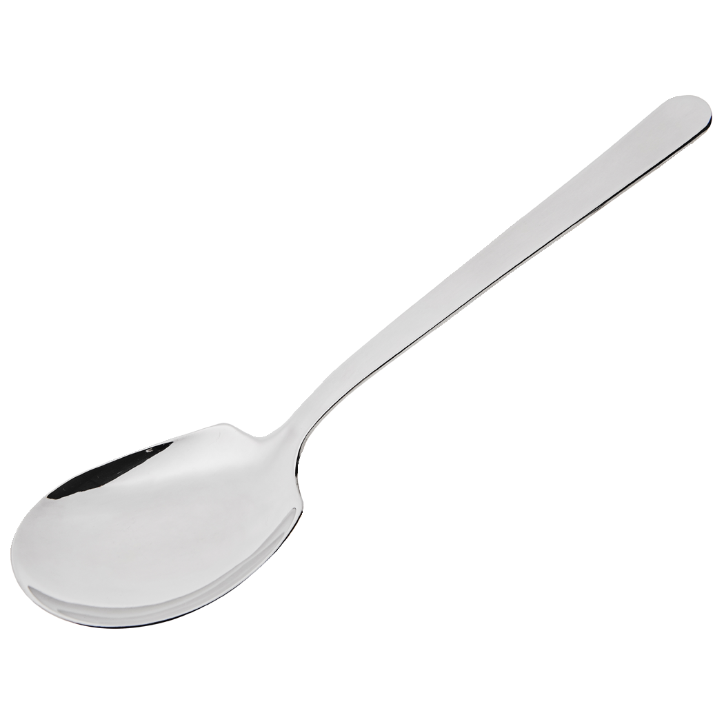 Browne Foodservice NEW ERA 8" Round Bowl Spoon 818 (Pack of 6)