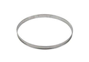 GOBEL St/st tart ring - Rolled edges - 4/10 thickness - Ø240 mm / h20 mm 824970