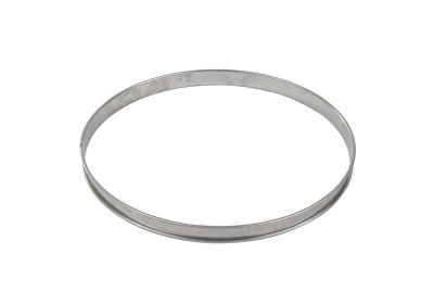 GOBEL St/st tart ring - Rolled edges - 4/10 thickness - Ø240 mm / h20 mm 824970