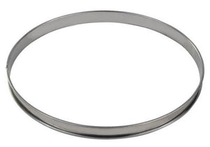 GOBEL St/st tart ring - Rolled edges - 4/10 thickness - Ø320 mm / h20 mm 824994