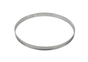 GOBEL St/st deep tart ring - Rolled edges - 4/10 thickness - Ø260 mm / h27 mm 834980