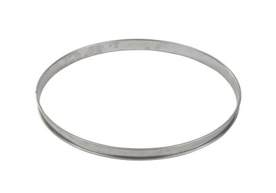 GOBEL St/st deep tart ring - Rolled edges - 4/10 thickness - Ø280 mm / h27 mm 834990