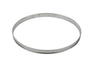 GOBEL St/st deep tart ring - Rolled edges - 4/10 thickness - Ø280 mm / h27 mm 834990